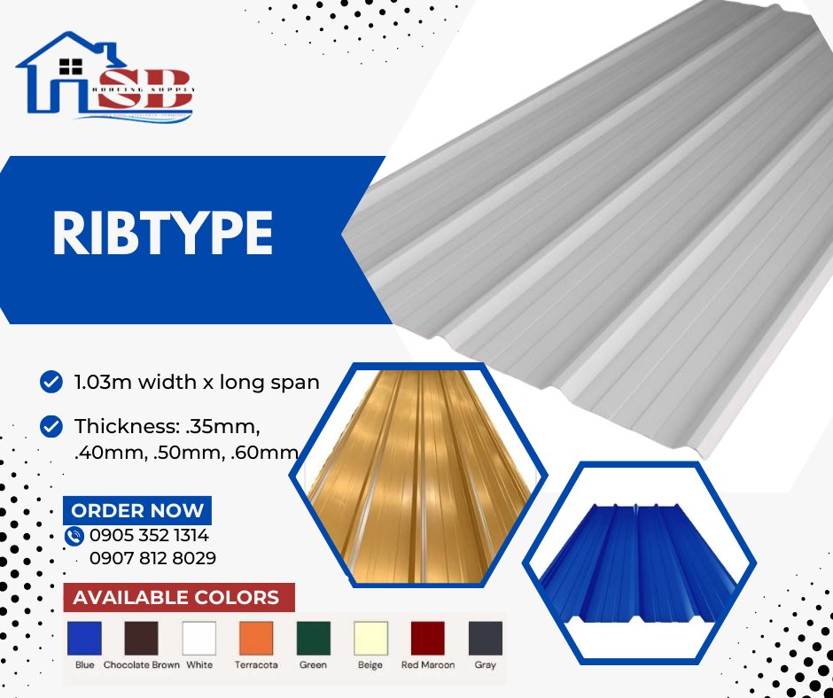 Metal roofing close-up
